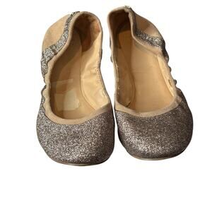Cole Haan Women's Beige Glitter Ballet Shoes Size 10.5 B